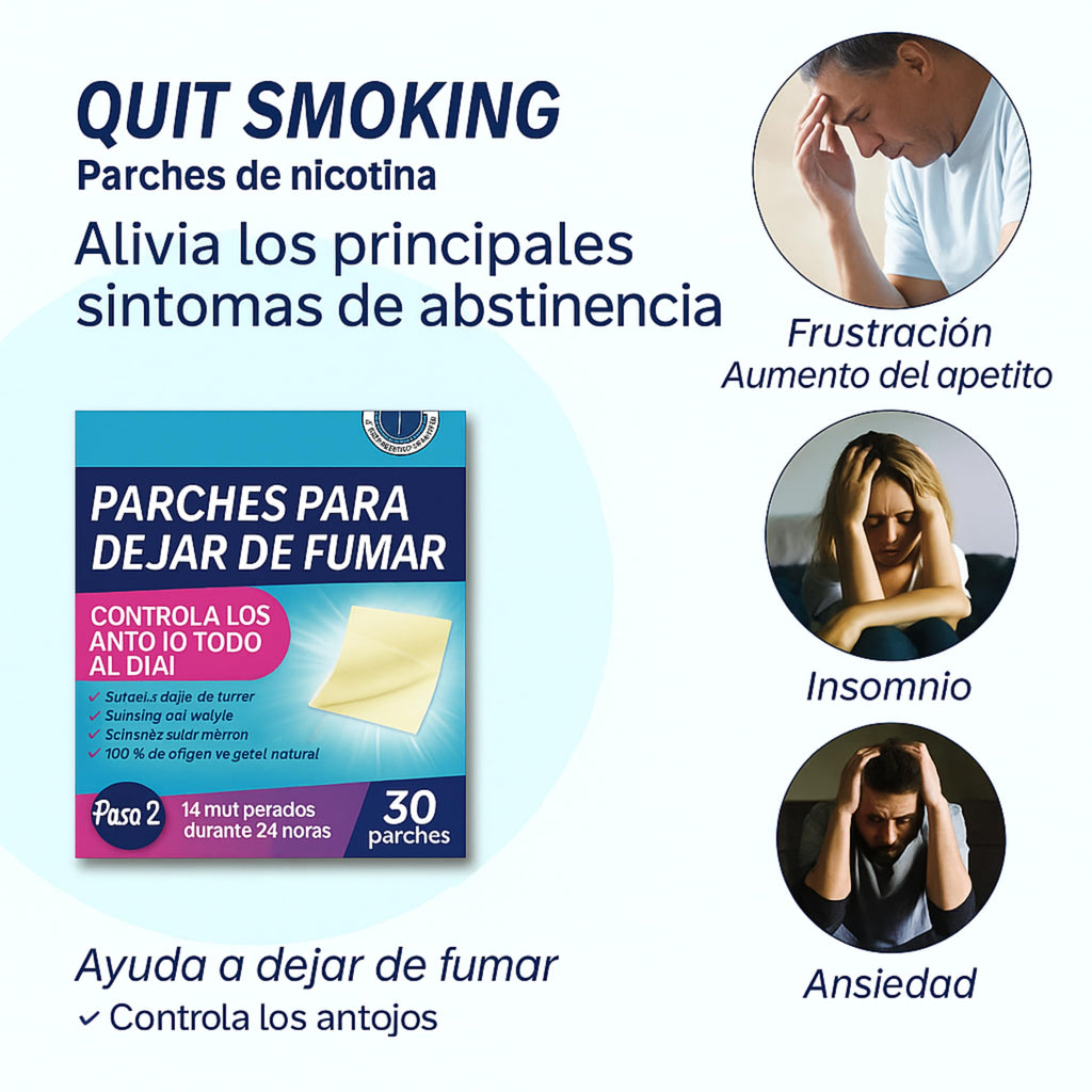 BAYON Parches para Dejar de Fumar — Paso 2 (14mg)