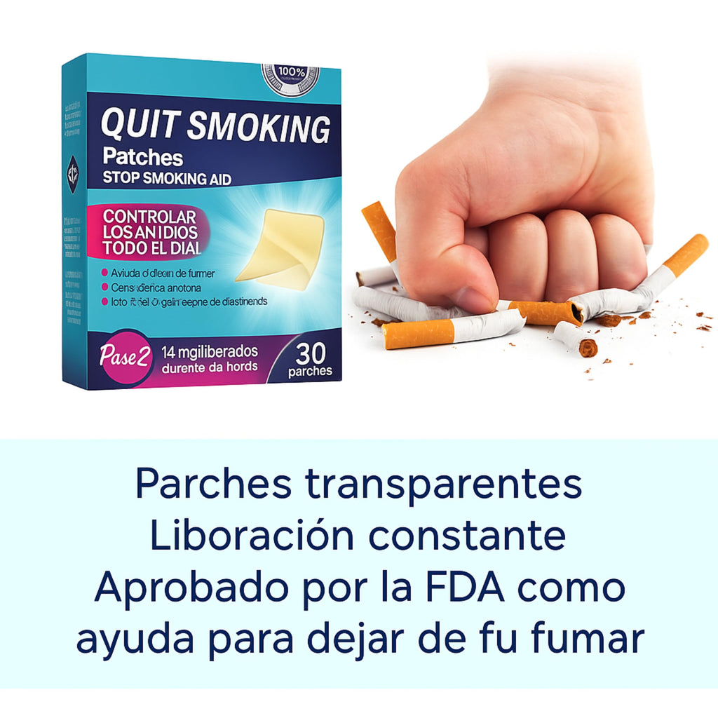 BAYON Parches para Dejar de Fumar — Paso 2 (14mg)