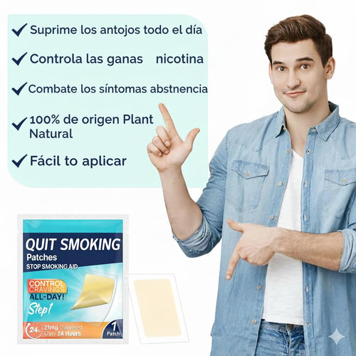 BAYON Parches para Dejar de Fumar — Paso 1 (21mg)