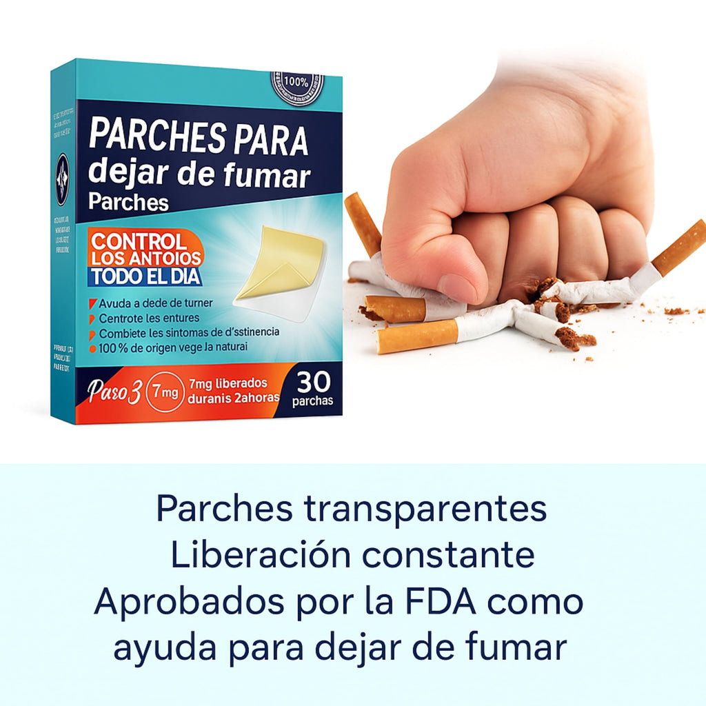 BAYON Parches para Dejar de Fumar — Paso 3 (7mg)
