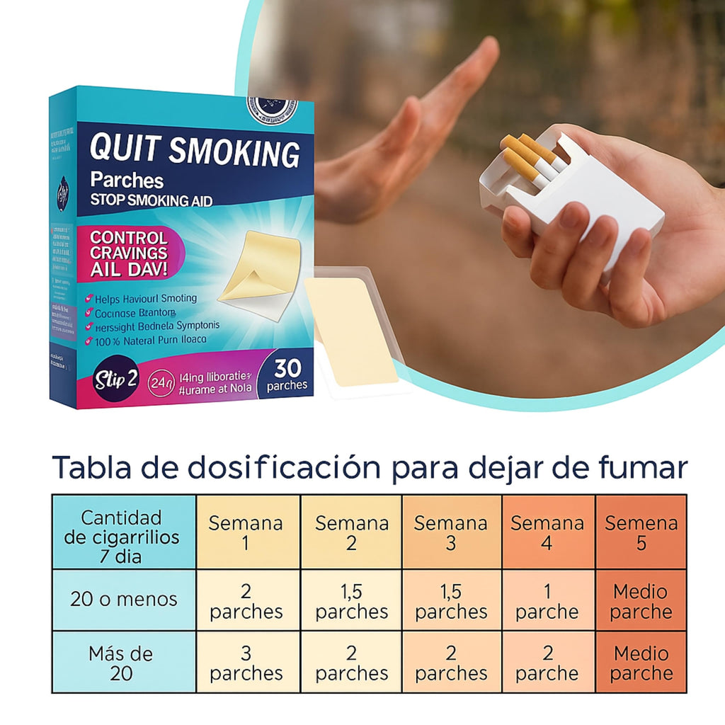 BAYON Parches para Dejar de Fumar — Paso 3 (7mg)